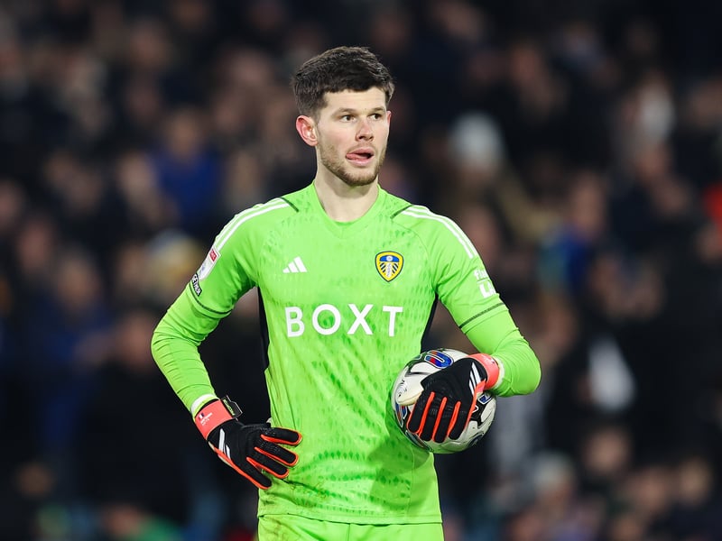 Expected to remain first-choice with Leeds taken aback by reports of interest from France. Featured in Friday's win at Harrogate and travelled to Germany.