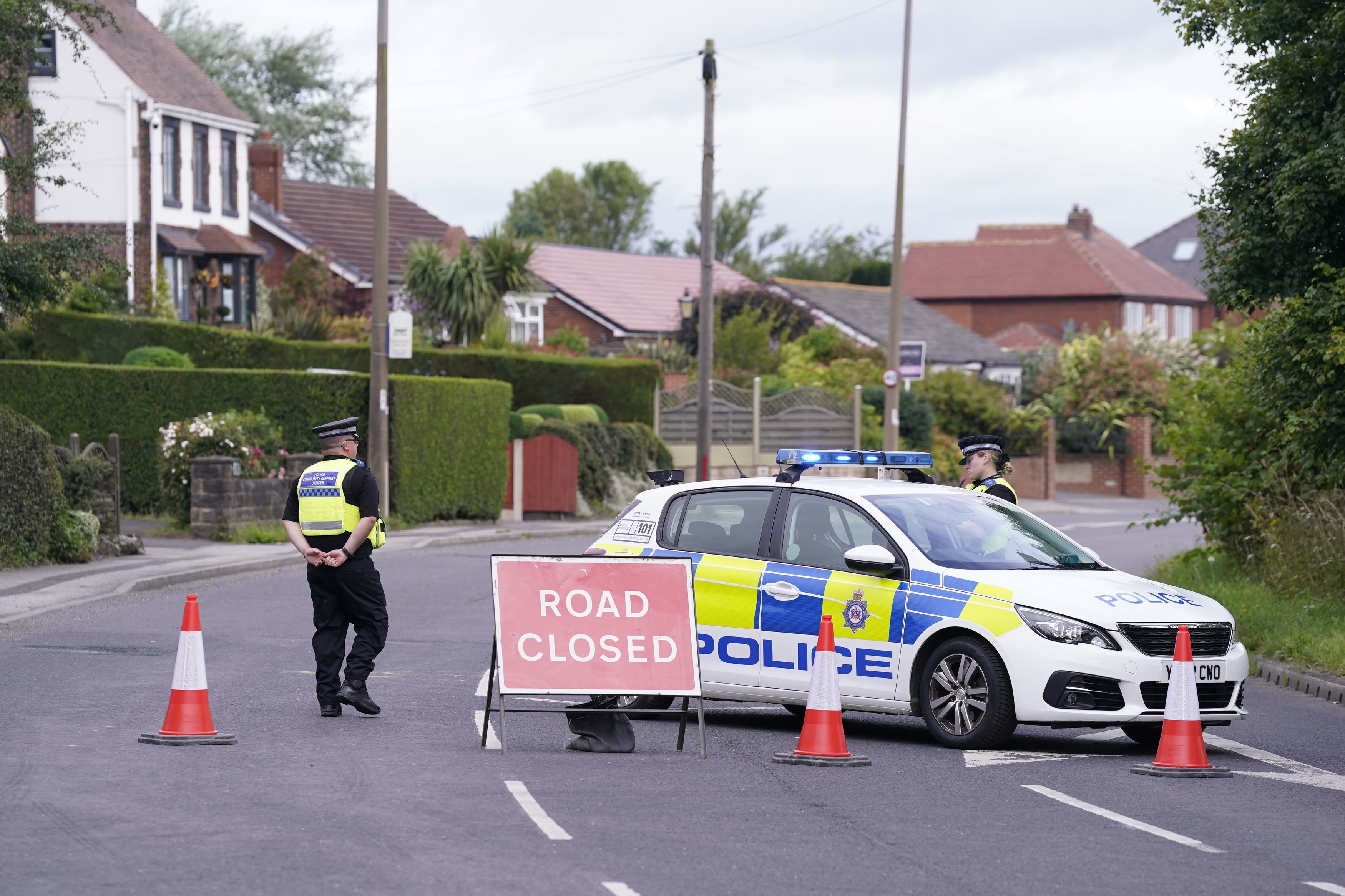 Pictures show scene after devastating crash killed six