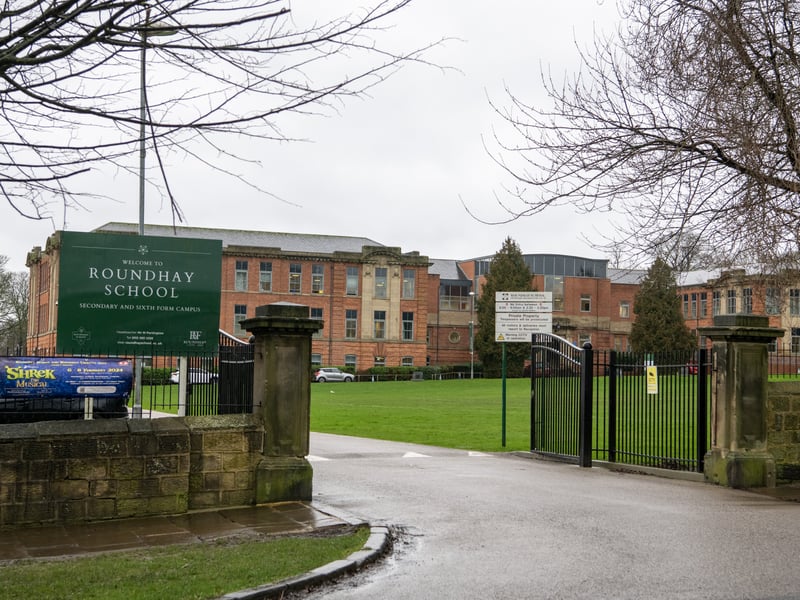 Roundhay School, located on Old Park Road, Roundhay, saw 66.8% of pupils achieve a grade 5 or above in their English and maths GCSEs.