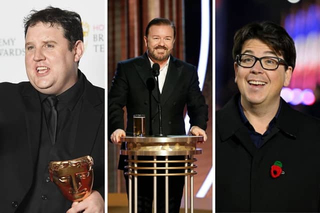 Three of the richest comedians from the UK.