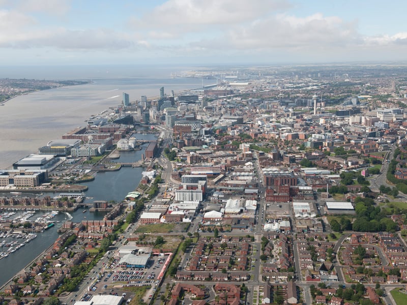 OpenSignal found that 5G users in the Merseyside cities of Liverpool and Birkenhead could get 150.5 megabytes per second download speeds. Photo: Historic England Archive/Heritage Images via Getty Images