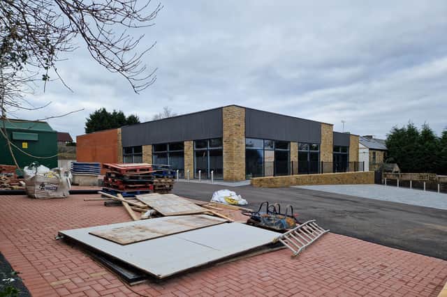 The supermarket building at the site of the former Royal Oak pub on High Street, Mosborough, which Sheffield City Council ruled did not match the plans which had been approved. A revised planning application for the site, where Co-op had been planning to open earlier this year, has now been submitted.