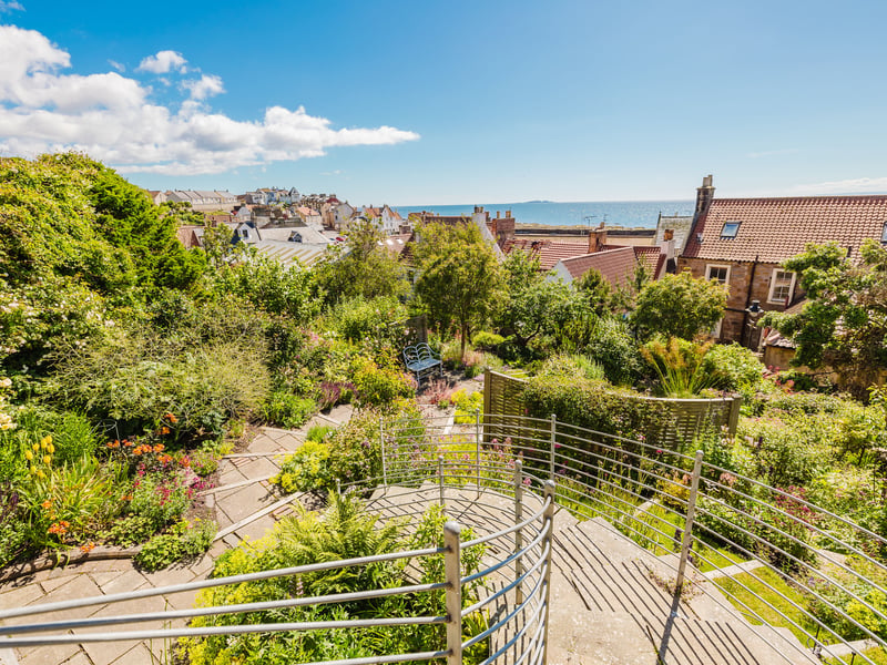 The extensive terrace outside has been re-laid and the garden replanted. Ronald says: “I worked with Sue Rabjohns [of East Neuk Perennials] who still comes down every two weeks to look after it. It is stocked with plants suitable for coastal locations, and open to the public on Garden Open Day.”
