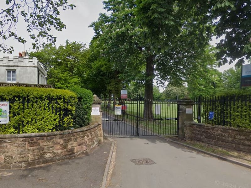 King Edward VI Camp Hill School is a selective boys’ grammar school in Birmingham.
According to School Guide’s data, 100% of its pupils achieved 5 or more GCSEs. Its A level Point Score was 45.7 - equivalent to an A-. It is rated ‘outstanding’ by Ofsted.