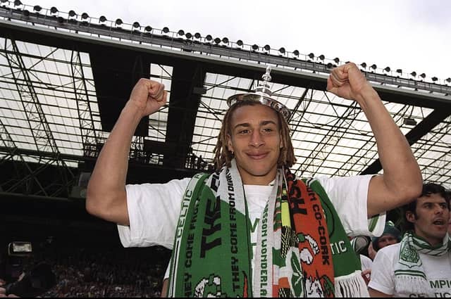 Today mark's 27 years since Henrik Larsson signed for Celtic. Cr: Getty Images.