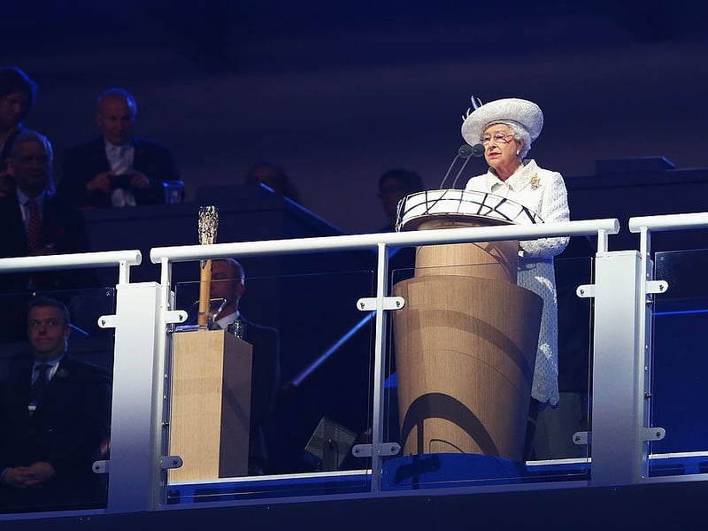The Queen welcomed the world to Glasgow.