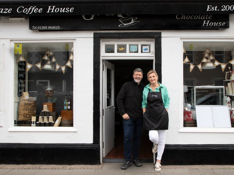 There are traybakes galore and a waffle teamed with a Belgian chocolate shot at this cafe, which is owned by Martin and Lorraine Ferguson.
65 High Street, Dunbar (01368 864619, www.grazedunbar.co.uk)