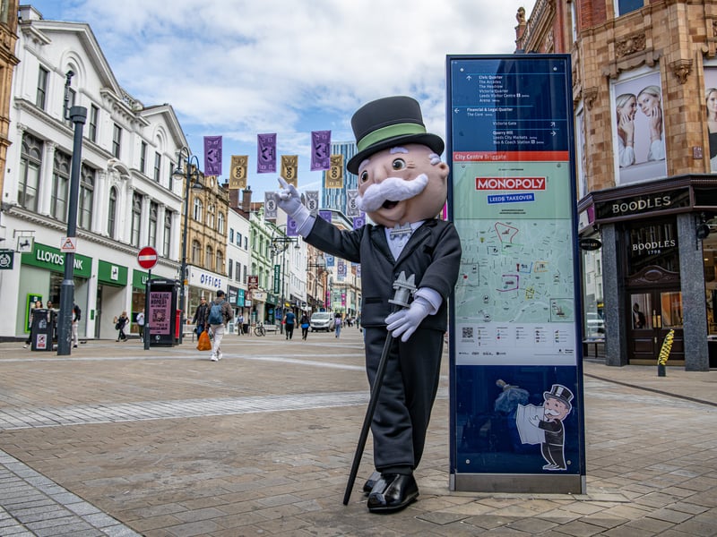 The project has been funded by LeedsBID as part of efforts to get more people into shops across the city.