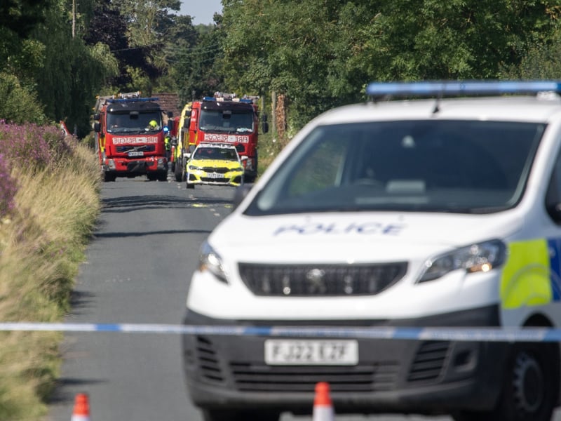 A large emergency services operation was launched, including police, ambulance, firefighters and the air ambulance