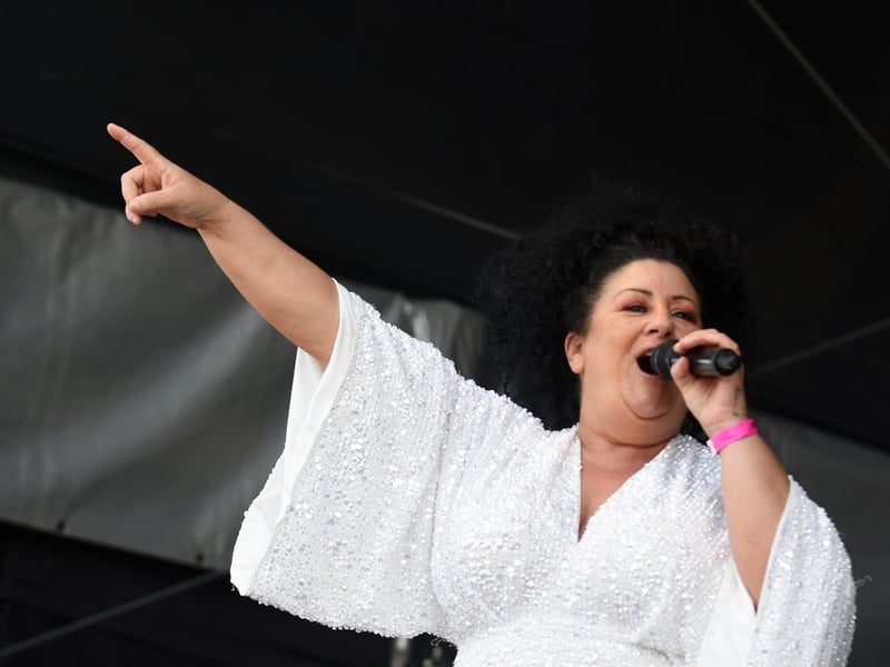 Shelley Stevens was another support act on Sunday afternoon.