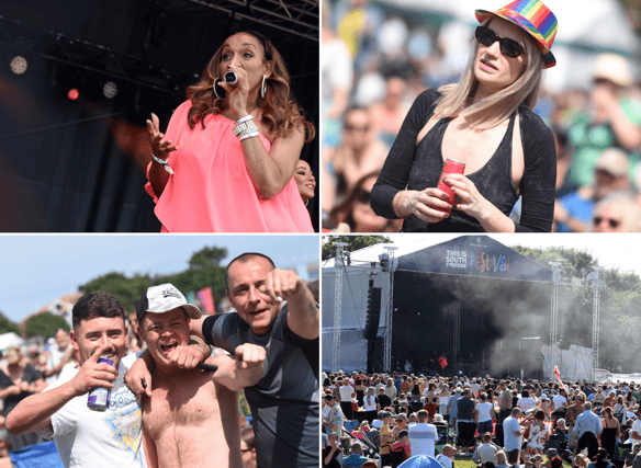 Crowds turned out to see Sister Sledge perform in South Shields' Bents Park.