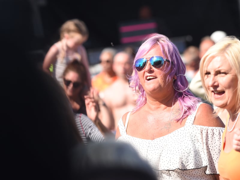Crowds descended on Bents Park, in South Shields, are this year's third Sunday Concert.