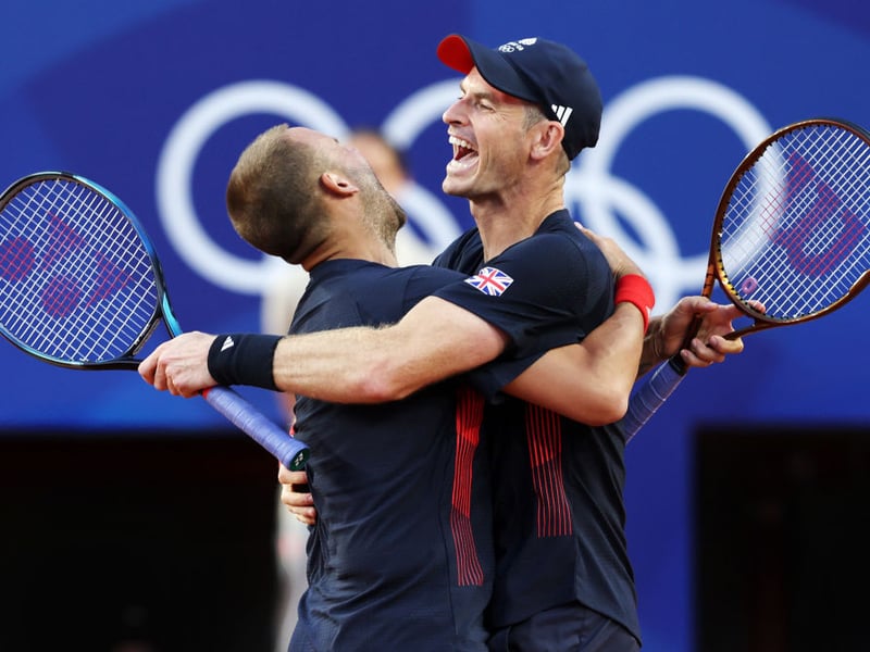 It looked to all be over for Andy Murray, partnering Dan Evans in the men's doubles in his final competitive tournament before retiring. The British duo were trailing 2-6, 2-4 and were a double-break down against Kei Nishikori and Taro Daniel - who needed just two more games for victory. That they came back to level the match was extraordinary enough, but the best was yet to come. In the deciding 10-point match tie-break they trailed 4-9 and faced five set points, only to power through seven consecutive points to victory. Murray appeared so happy you could be fooled into thinking he'd just won the gold medal, Wimbledon and Sports Personality of the Year - all at the same time.