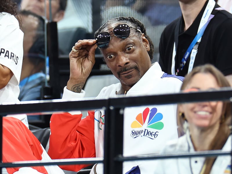 As if it wan't enough that superstar rapper Snoop Dogg was one of the final torch bearers before the Opening Ceremony, he then turned up (alongside Tom Cruise) to cheer on fellow American Simone Biles in the gymnastics. If you'd told the 21-year-old Snoop, freshly released from prison for yet another drugs conviction, that this is what his future would hold, he might have been sceptical.