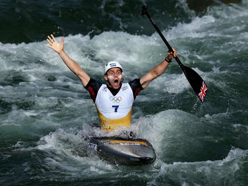 The Stoke-On-Trent canoeist took his first Olympic medal on July 29, finishing second in the men's canoe slalom.