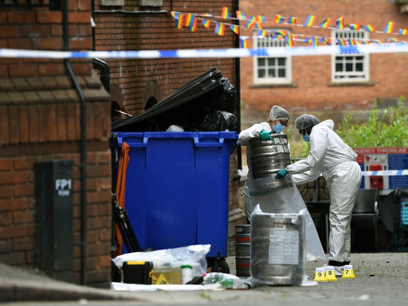 Police incident off Call Lane, near The Bridge Bar.