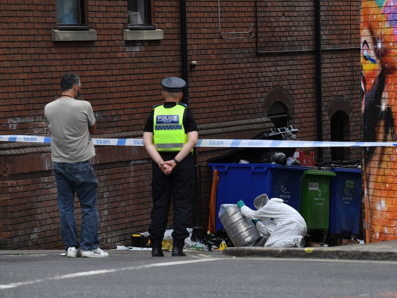 Police responded to reports that a man had been assaulted on Call Lane.