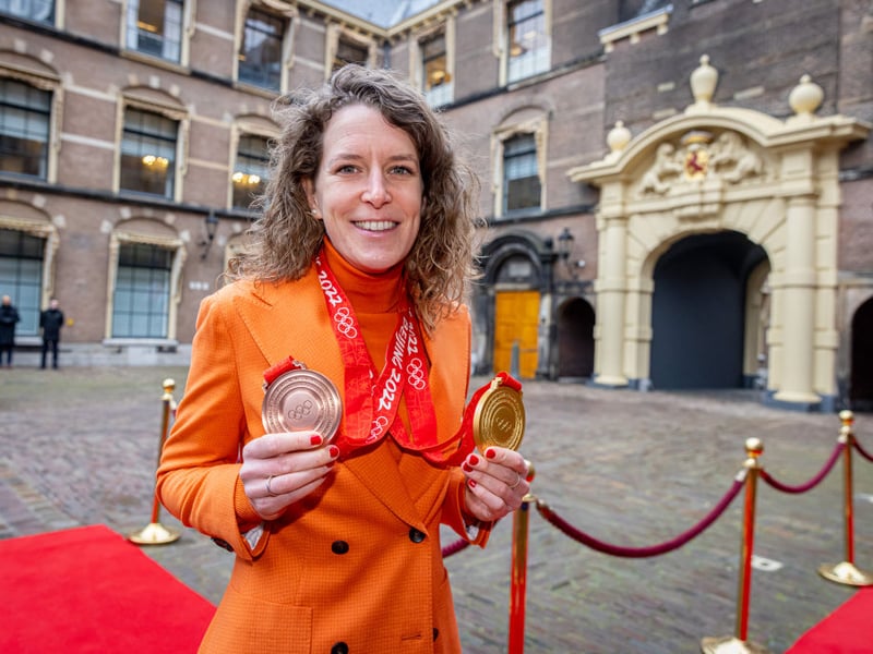 Dutch speed skater Ireen Wüst's 13 Winter Olympic medals came between 2006 and 2022. She skated her way to 6 golds, 5 silvers and 2 bronzes.