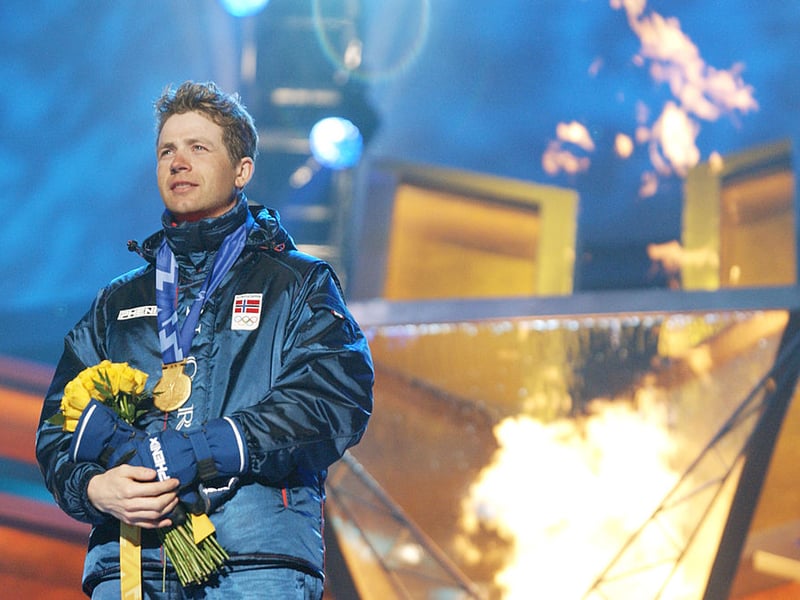 Biathlon all-time great Ole Einar Bjørndalen won 13 medals at Winter Olympics between 1998 and 2014. The Norwegian has 8 golds, 4 silvers and one bronze.