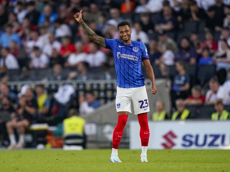 MAN OF THE MATCH Looks the man for the big occasion as he finally got his Pompey bow. Showcased a potentially lethal mix of grace and searing pace with a display which whets appetite for what lies ahead. 