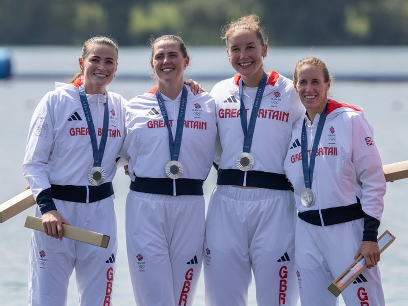 Team GB's Women's Rowing four took the silver and only narrowly missed out to Netherlands for gold.