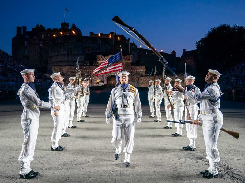 Royal Edinburgh Military Tattoo preview evening at Edinburgh Castle