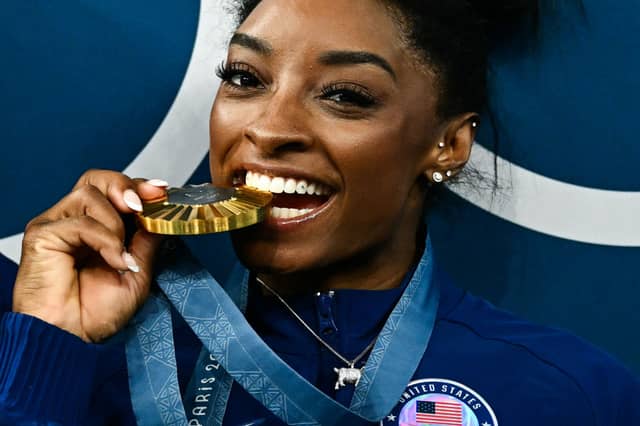Here are 20 of the best quotes from gymnastics GOAT, Simone Biles. Cr: Getty Images.