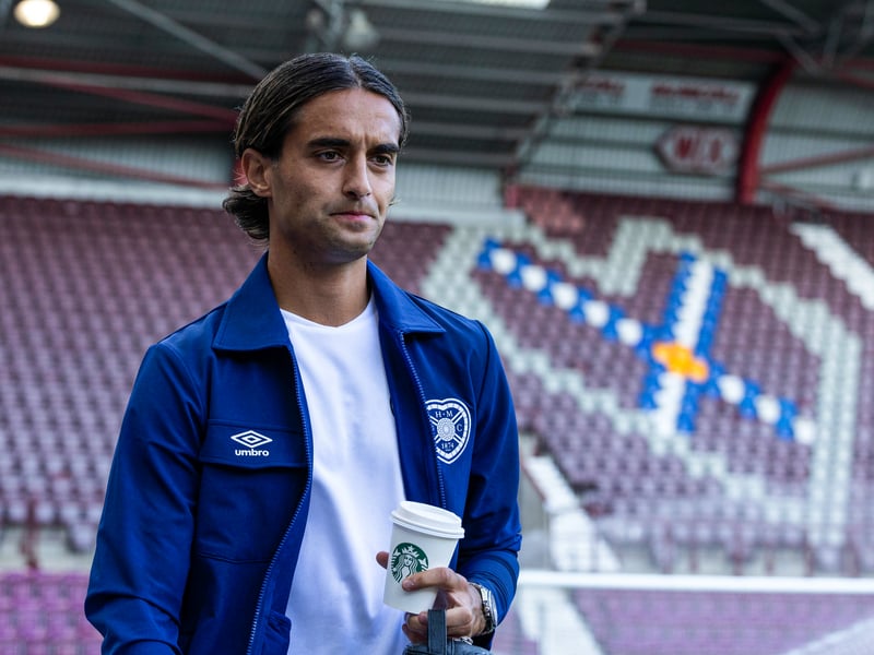 This was a nice performance on debut from the playmaker, who buzzed around with purpose and made some nice passes. Very nearly got the opener with a deflected effort that cannoned off Rangers' crossbar. Hearts fans liked what they saw from the ex-Ross County man. Replaced by Blair Spittal two-thirds of the way through the match,