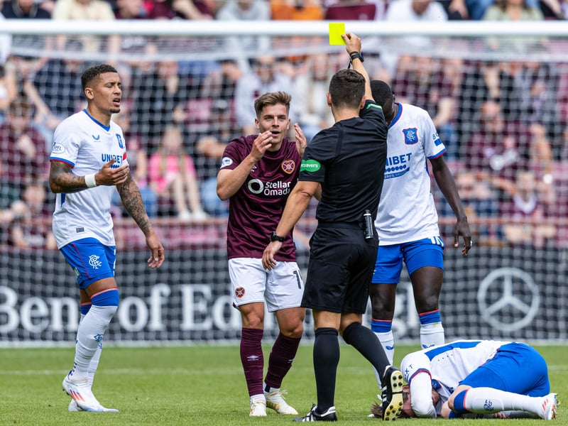 The Australian snapped at the heels of Rangers players all day long and covered every blade of grass. Managed his game well after picking up a booking.