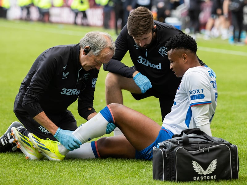 The left-winger was a limited force in the first half, struggling to get any change out of Gerald Taylor. Crumpled to the turf injured right on the interval and while he appeared for the restart, the Colombian only last two minutes. His injury will come as a blow given he missed much of last season.