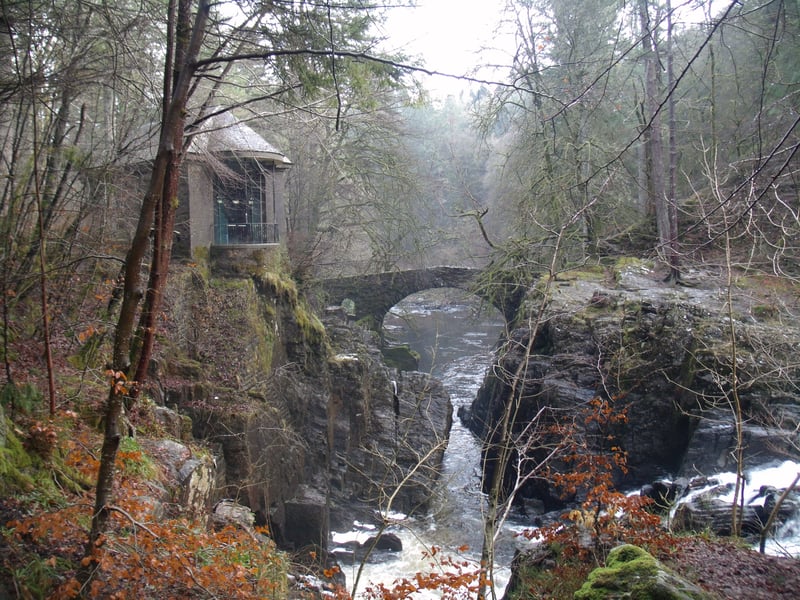 Set in the Perthshire countryside, the Hermitage offers a stunning walk along the River Bran. As well as towering trees, there's a hidden totem pole and the picturesque Georgian folly of Ossian's Hall. If you’re lucky you might see salmon leaping up the mighty Black Linn Falls as they head to spawning grounds