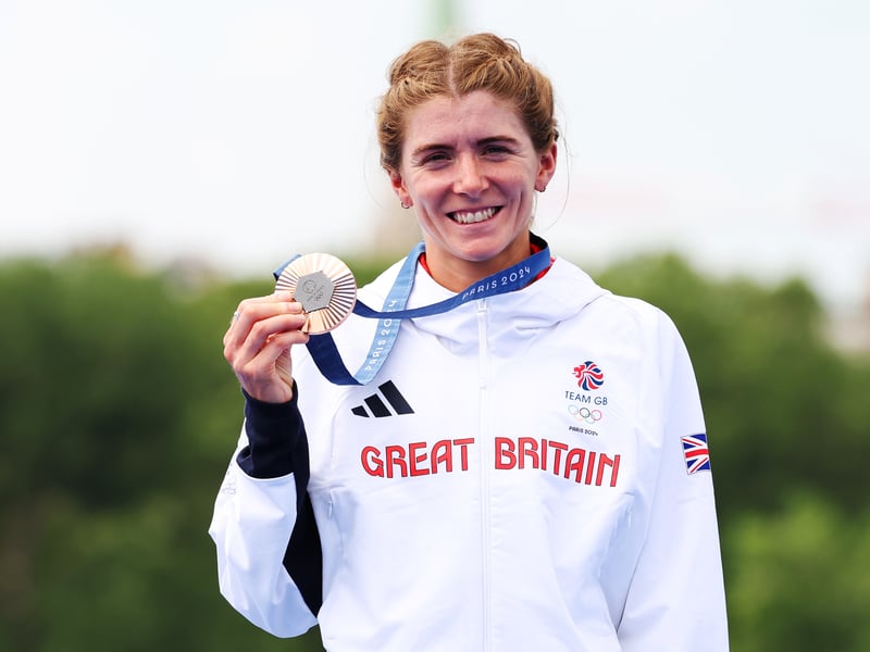 The Glasgow born runner took Olympics bronze in women's individual and a bronze in mixed relay together with Alex Yee, Sam Dickinson and Georgia Taylor-Brown.