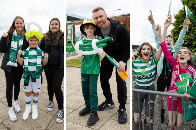 Here are 20 of the best photos of Celtic fans at the Scottish Premiership opener against Kilmarnock. Cr: SNS Group.
