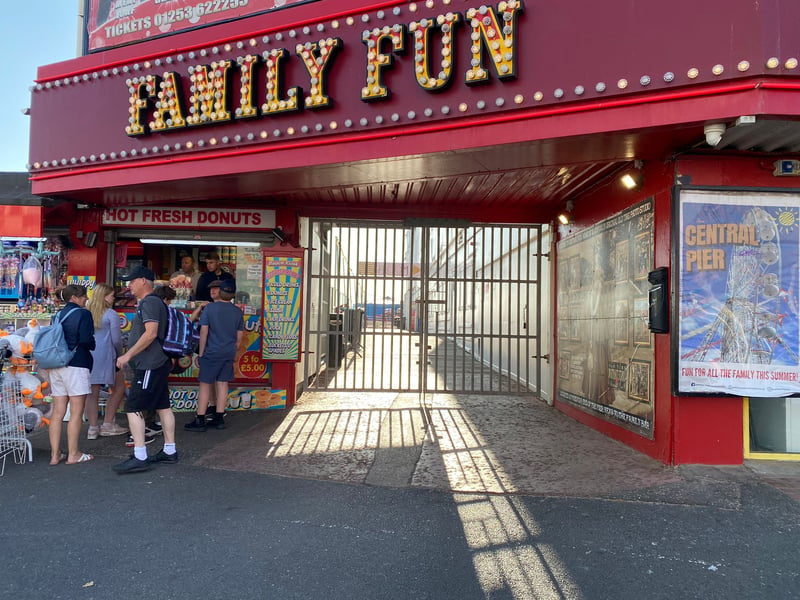 Central Pier was evacuated and closed after a teen fell through the boards to the beach below