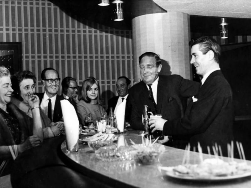 The new bar in Marples Hotel, at Fitzalan Square, Sheffield city centre, on May 12, 1967