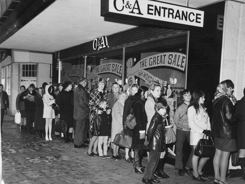 YEP reader Janice Parker said: "Go shopping in C&A with my lovely mum." Affectionately as 'Coats and Ats' to shoppers, this was on Boar Lane. 