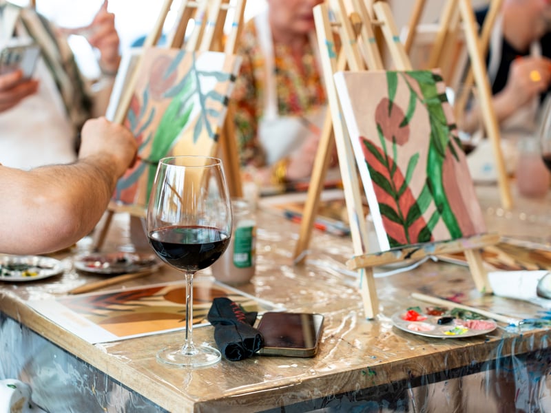 A painting class may be something for you and your mother to enjoy, and the DoubleTree Hilton Hotel is hosting a 'Paint Monet's Water Lilies' class from 3pm to 5pm
