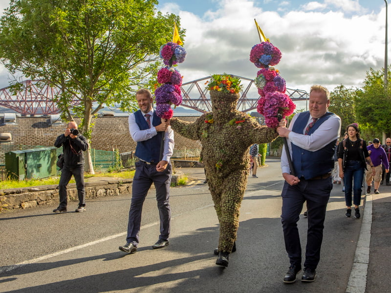 The Edinburgh Museum website says: “It’s a privilege for any person to hold the role of the Burryman, as it is being part of the team dressing him each year"