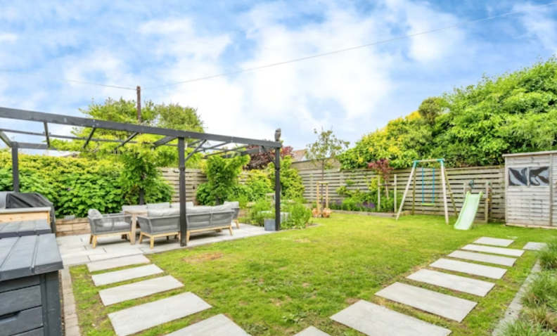 The listing says: "A stunning bespoke designed detached house, enviably situated on the seafront offering superb coastal views and excellent access to the beach opposite."