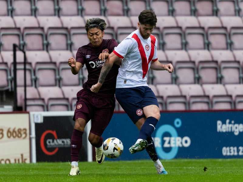 6/10 His running caused Dundee some problems and he had a couple of headers at goal.