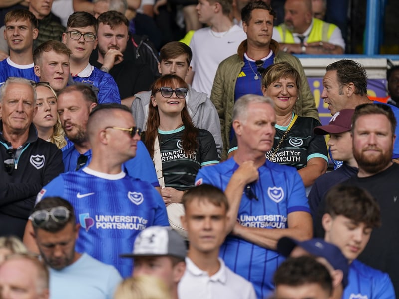 Pompey fans were in full voice on their side's Championship return at Leeds United.