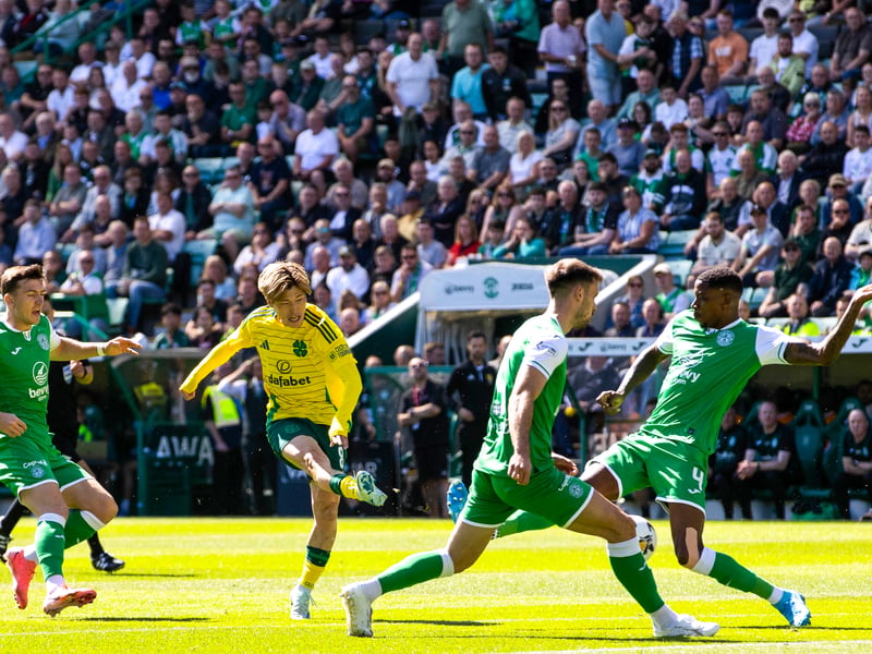 Helped create the first goal with his instinctive drive at goal. Always looked dangerous and is vital to Celtic's press, which always starts with his energy up top. Should have scored after Campbell's wayward pass, though.