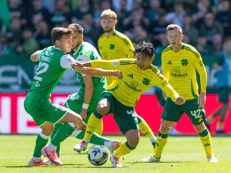 Another good performance from the Japan international, who kept the Hoops ticking with quick, incisive passing.
