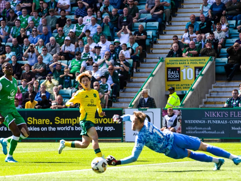 Perhaps should have done better with the first goal, but redeemed himself with a smart save from Kyogo in the second-half.