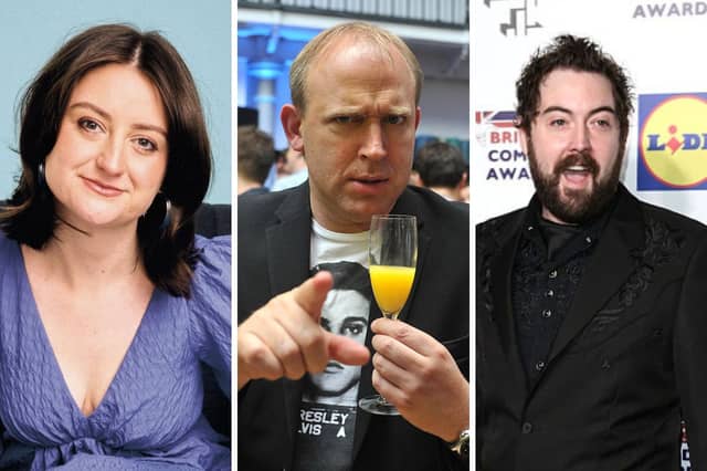 Three of the comedians who have dreamed up some of the funniest jokes at the Edinburgh Festival Fringe over the years.