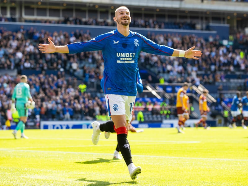 Scored one of the goals of the weekend against Motherwell - which ultimately helped Rangers get their first win of the season.