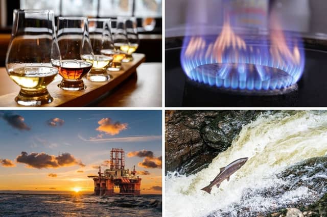 Some of Scotland's most famous exports.