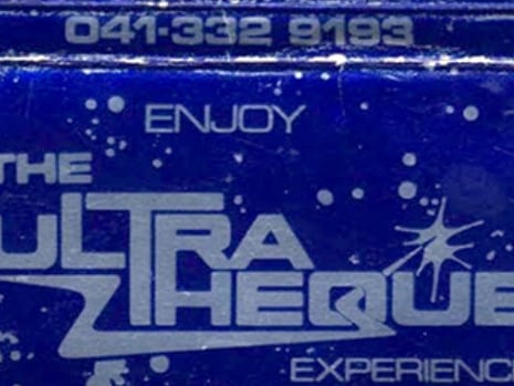 Ultratheque was a trendy club for an older crowd on Wellington Street just off Sauchiehall Street