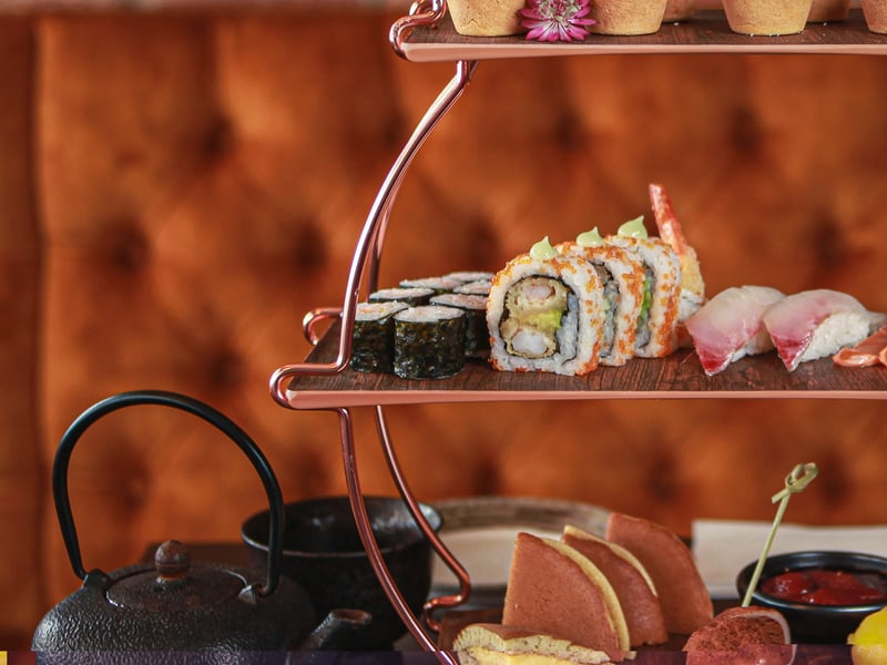Kibou in Birmingham offers a Japanese inspired afternoon tea from £19 per person.