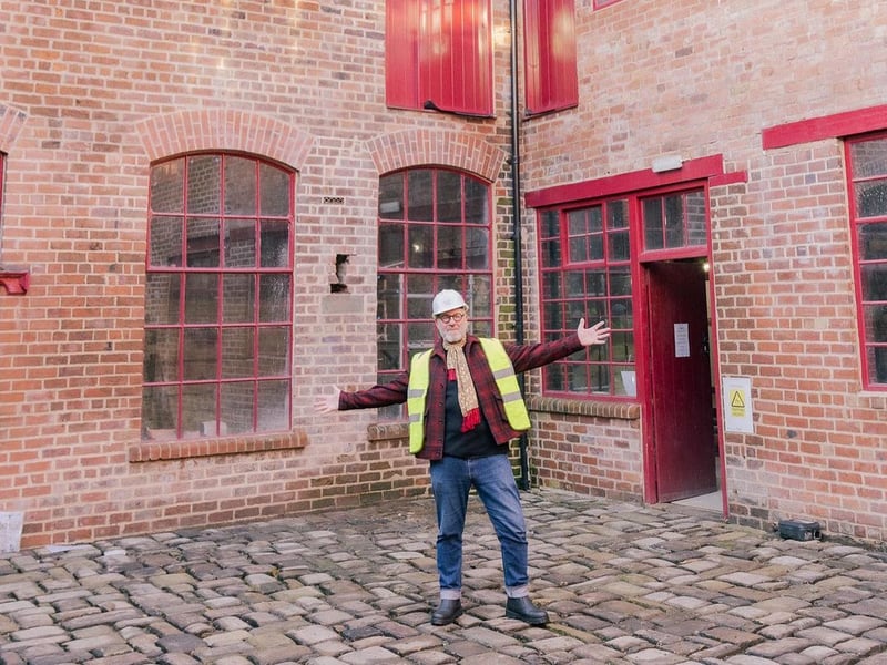 The legendary Sheffield artist Pete McKee was the first of the new tenants at Leah's Yard to be announced back in November 2023. He is moving his gallery there from Sharrow Vale Road, where it was previously based. Pete said back in November that 'to be able to place my gallery where once the Artisans of Sheffield produced their wares was an opportunity I couldn’t resist'.